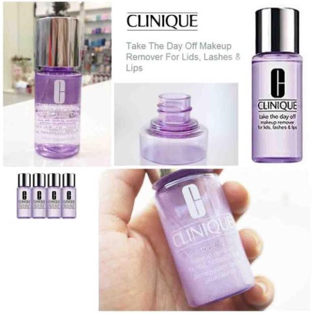 [AUTH CHUẨN MỸ] Nước Tẩy Trang Clinique Take The Day Off Makeup Remover For Lids Lashes & Lips