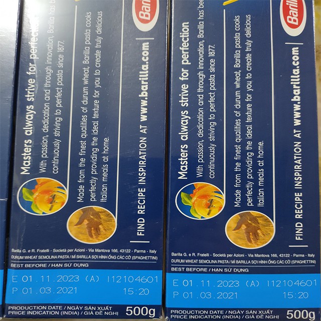 Mì spaghetti Barilla  N.5
