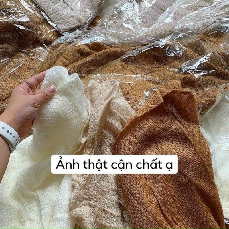 Áo Khoác Cardigan Len Mỏng Cho Nữ Phong Cách cực dễ phối đồ