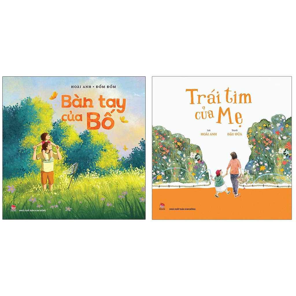 SÁCH Combo Bàn tay của bố + Trái tim của mẹ (tặng kèm bookmark GIGA)