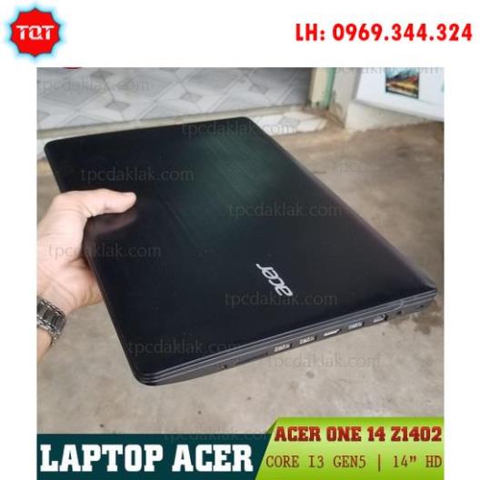 TQT Shop - Laptop Acer One 14 Z1402/ Intel Core I3 5005U/ Ram 4GB/ HDD 500GB/ HD Graphics 5500/ LCD 14" HD