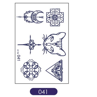 Miếng dán hình xăm có sẵn mực [ Mực giữ 15 ngày ] Mã 041