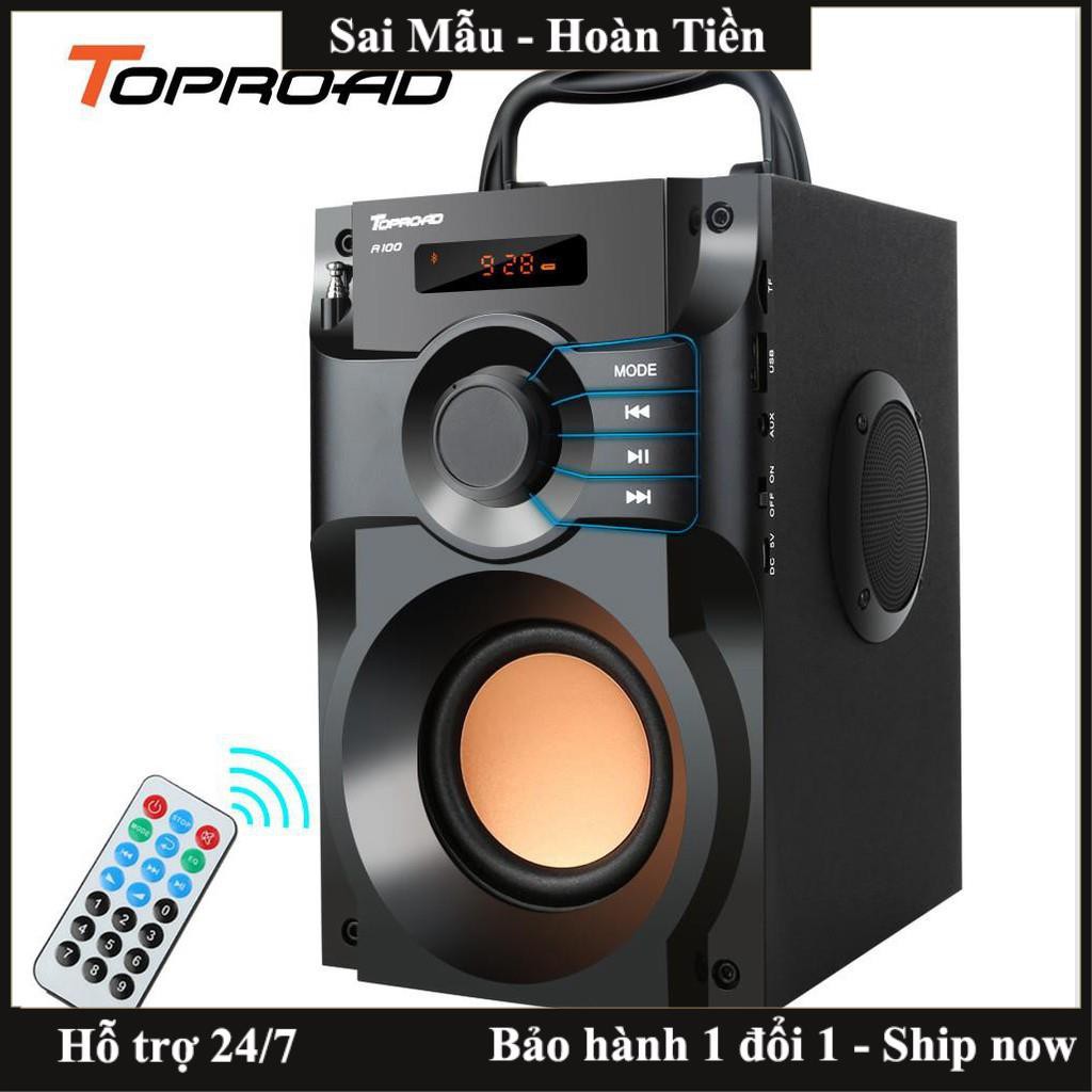 ✔️Mẫu mới 2019 Giá Sập Sàn - Loa Nghe nhạc Bluetooth Cao Cấp Super Bass RS - A100 - có điều khiển từ xa - Freeship