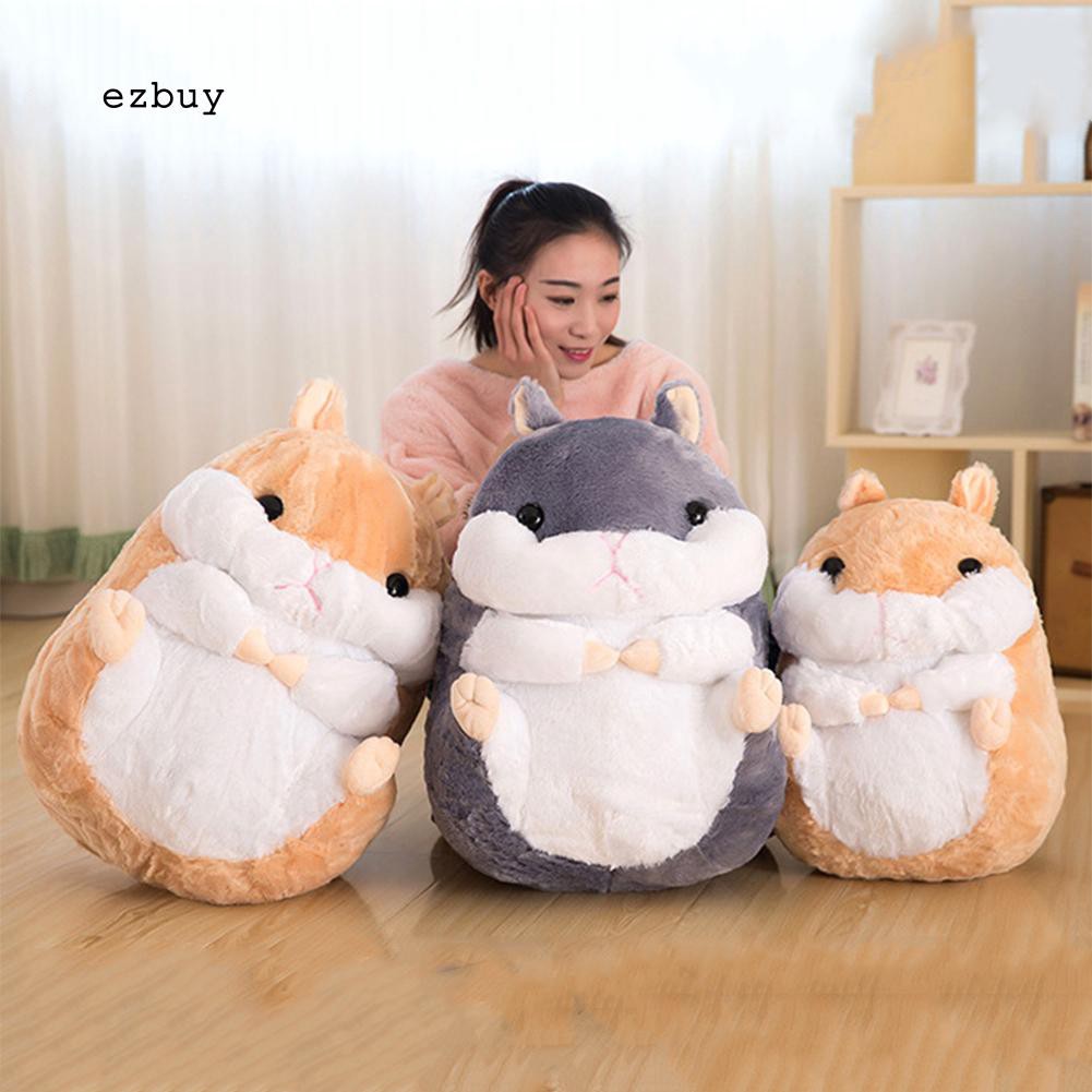 Thú nhồi bông kích thước 40/50/60cm hình chuột hamster dáng ngồi đáng yêu