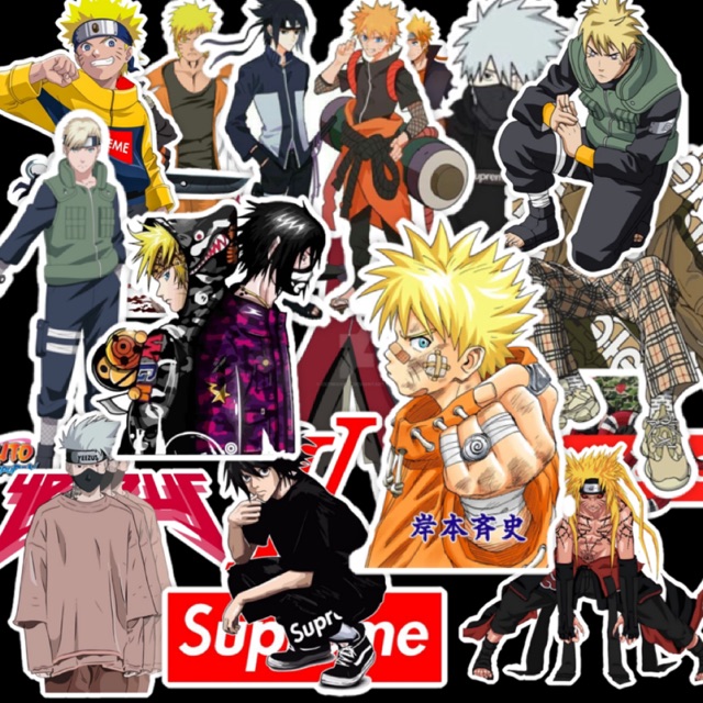 37 - SET 200 HÌNH DÁN STICKER NARUTO ĐỘC ĐÁO DÁN TRANG TRÍ ĐIỆN THOẠI LAPTOP MŨ BẢO HIỂM