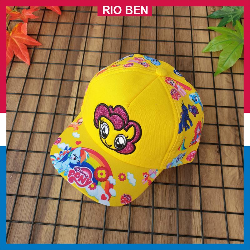 Nón cho bé nhỏ thêu hình dễ thương, bé từ 2-5 tuổi RBN043