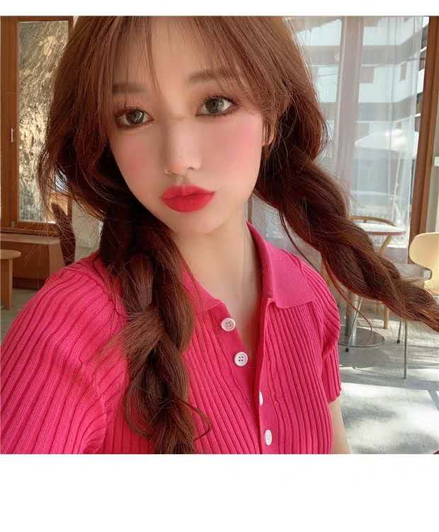 áo polo Ngắn Tay Trơn Màu Xinh Xắn Dành Cho Nữ 8052 | BigBuy360 - bigbuy360.vn