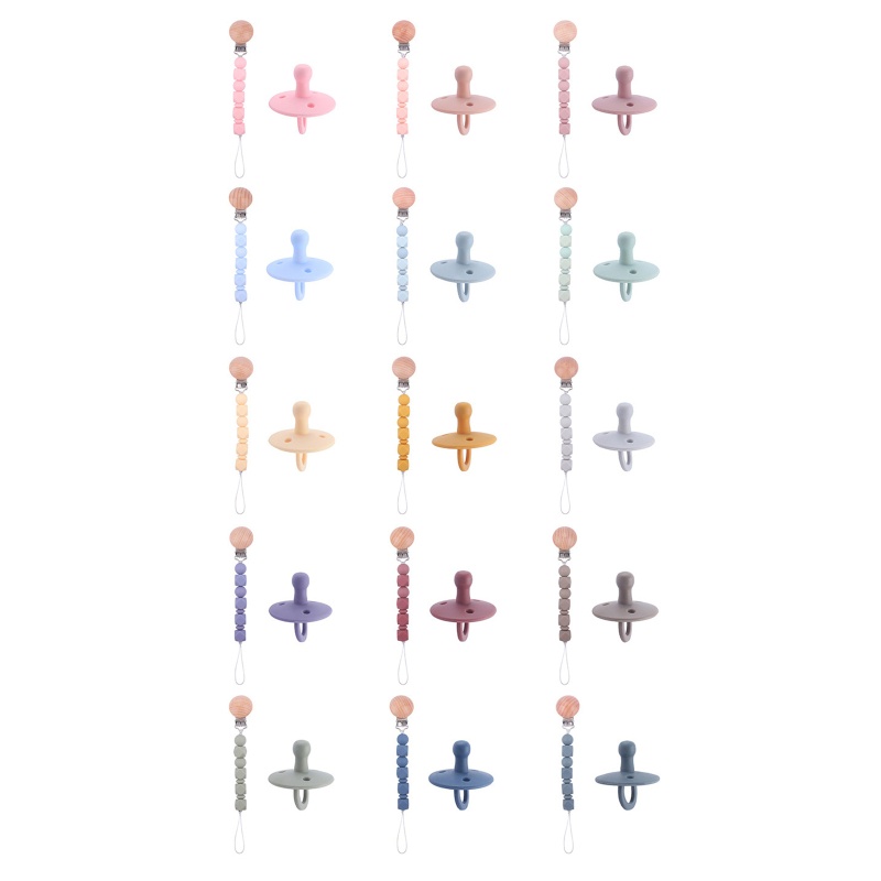 Kẹp Đồ Chơi Ngậm Mọc Răng Bằng Silicone Tiện Lợi Dành Cho Bé Gái