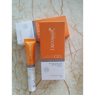 Gel ngừa mụn nano curcumin Decumar 20 gram
