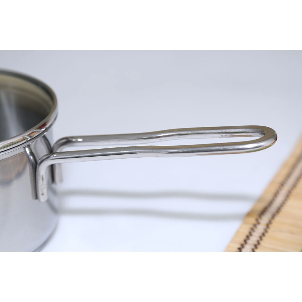 Giadunghoanmy Nồi Inox Nấu Cháo, Quánh Bột Inox 3 Đáy Đun Từ Cao Cấp