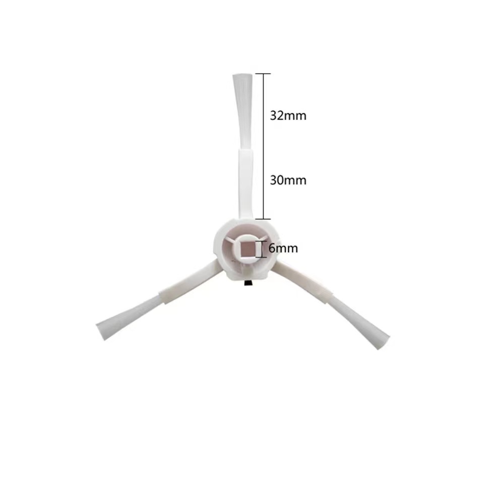 Đối với Dreame F9 D9 L10 pro Z10 pro L10 plus S10 S10 Pro D10 plus RLS3D L10S Ultra X10 TROUVER RLS3 xiaomi X10 Robot Phụ tùng máy hút bụi Thay thế bàn chải bên