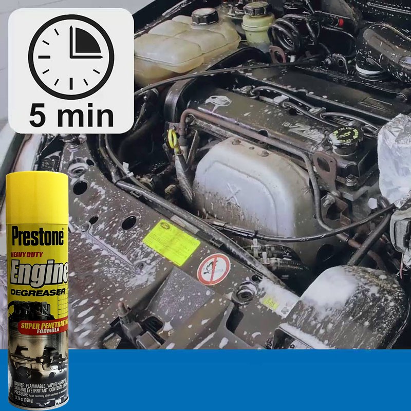 Dung Dịch Làm Sạch Khoang Máy Prestone Engine Degreaser 390g