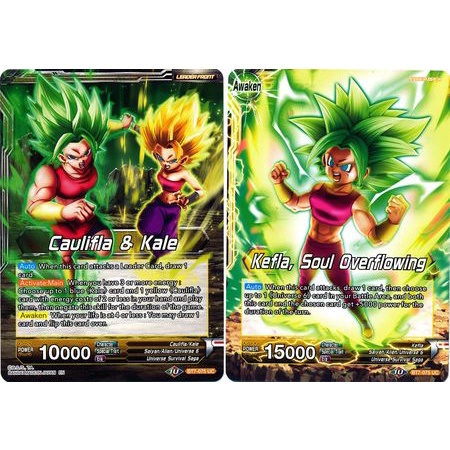 Thẻ bài Dragonball - TCG - Kefla, Soul Overflowing / BT7-075'