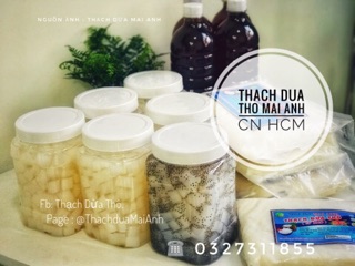 0,5kg thạch dừa thô