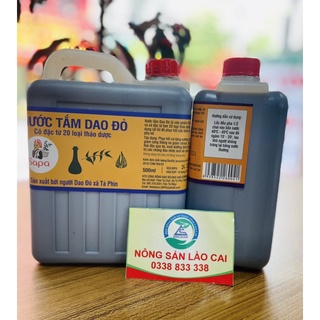 Nước tắm dao đỏ Sapa 2lit