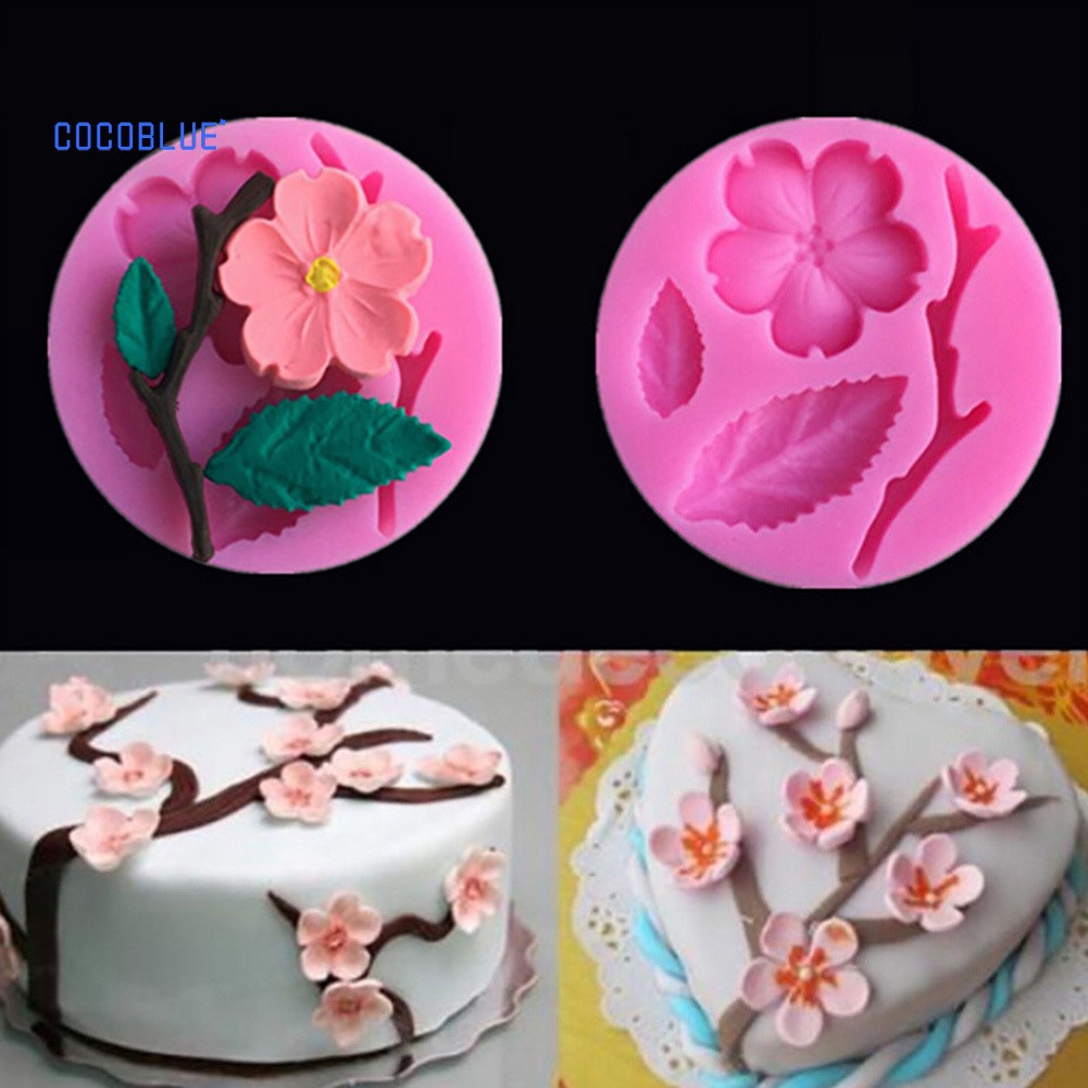 Silicone Plum Blossom Mold Fondant Clay Mould Tool