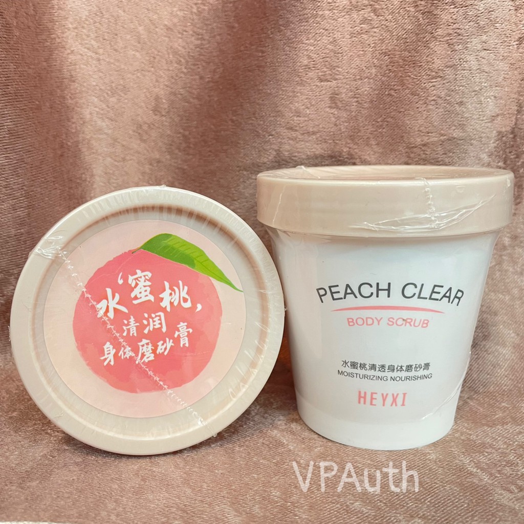 Tẩy da chết toàn thân HEYXI peach clear