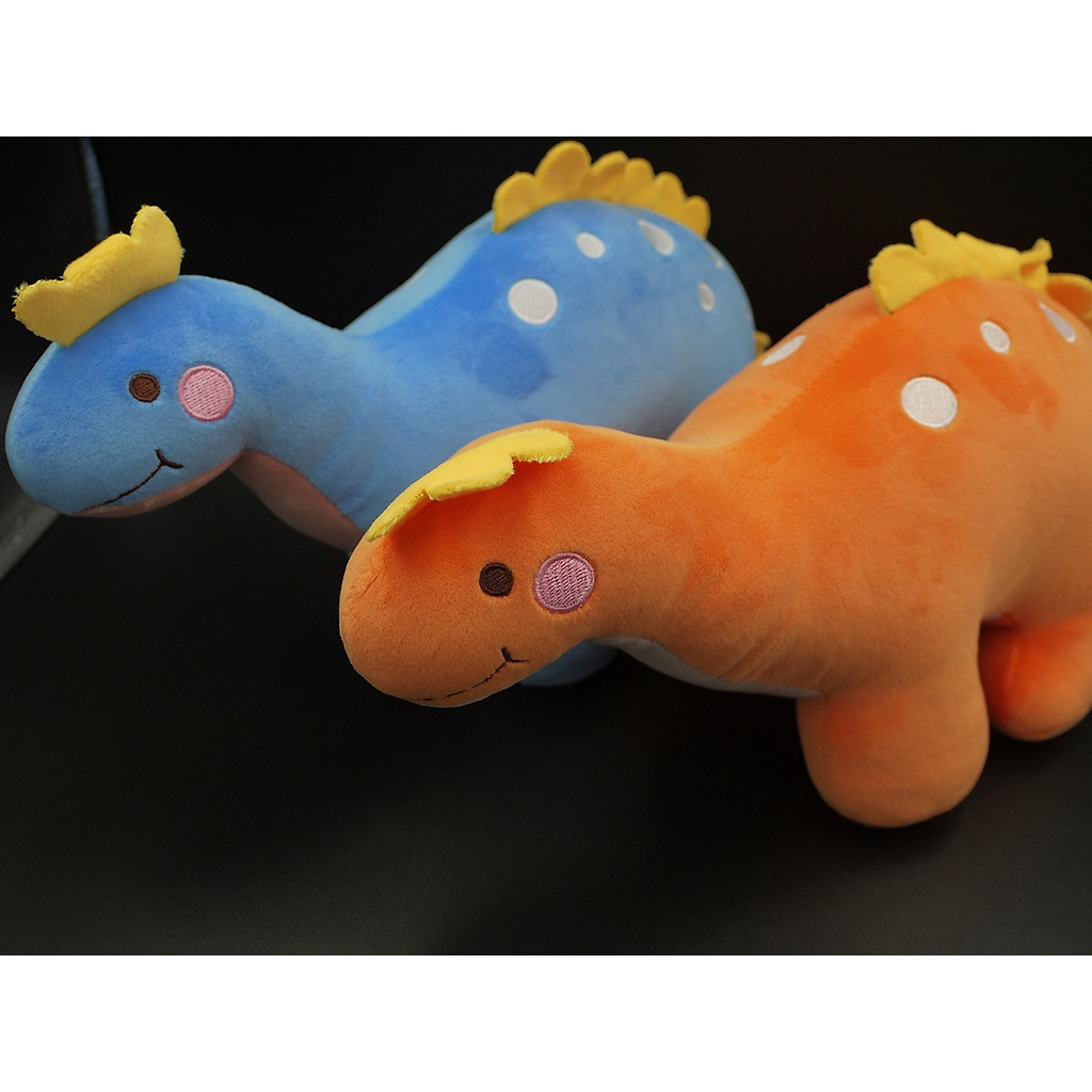 THÚ BÔNG KHỦNG LONG CỔ DÀI MÁ XOẮN  VẢI MINISO MỀM MỊN, AN TOÀN CHO BÉ