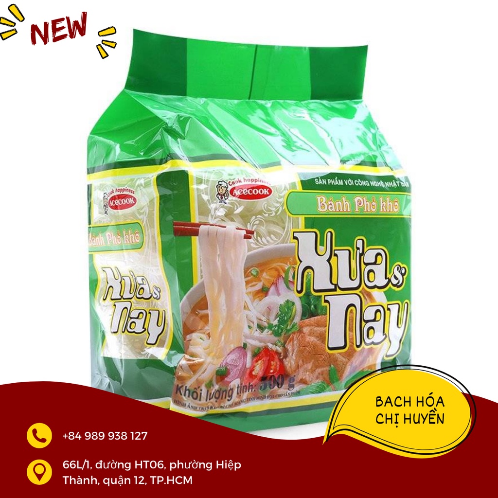Phở khô xưa và nay Acecook 500g