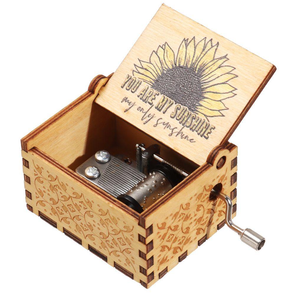 Hộp Nhạc Hình Hộp Quà Giáng Sinh / Lễ Tạ Ơn You are My Sunshine