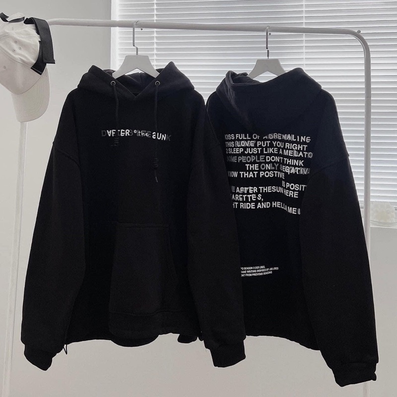 Áo Hoodie Form Rộng THE SUN PQK