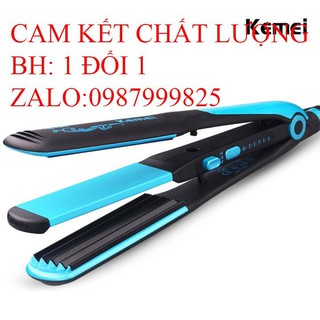 máy duỗi ép kẹp uốn kéo làm tóc Kemei Km-2209