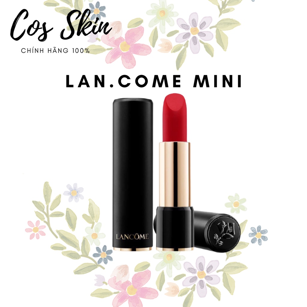 Son Thỏi Lì Lancôme Paris Mini Màu 505 và 196 Chất Son Hoàn Hảo Khiến Đôi Môi Căng Mọng và Mềm Mại Hơn