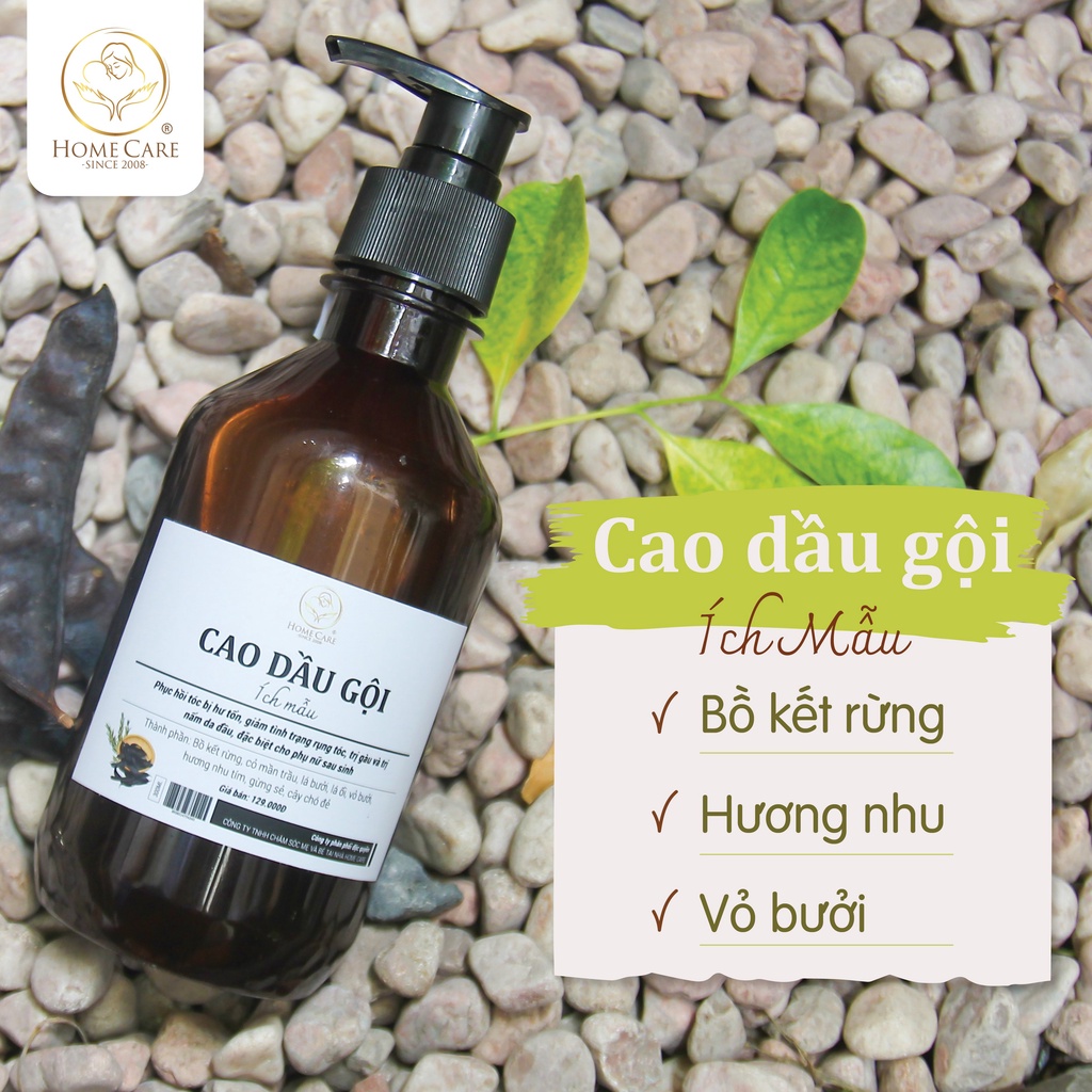 Dầu gội bồ kết thảo dược Home Care từ thảo mộc cô đặc giúp sạch gàu ngăn rụng mượt tóc - 300ml