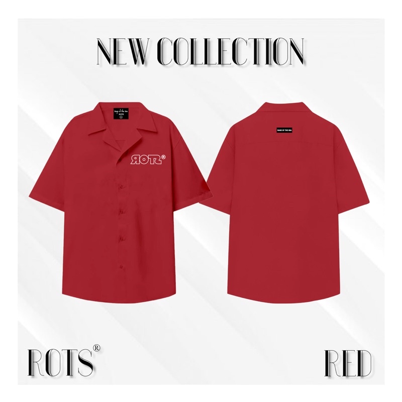 ÁO SƠ MI UNISEX FORM ÂU ROTS BASIC