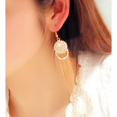 Khuyên Tai Chuỗi Tua Rua