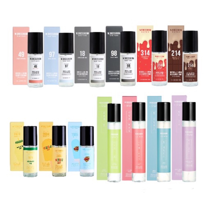 Nước hoa xịt thơm W.Dressroom 70ml/150ml