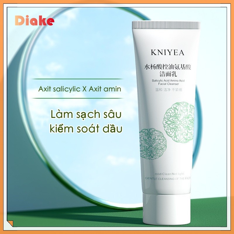 Sữa Rửa Mặt Axit Salicylic Giúp Kiềm Dầu Làm Sạch Và Dưỡng Ẩm Cho Da