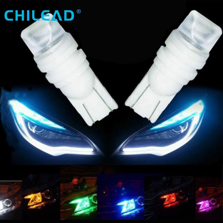 【CHILEAD】2PCS Đèn LED demi siêu sáng T10