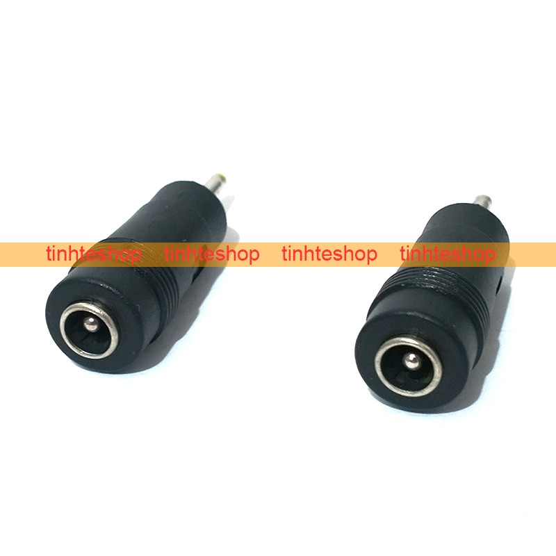 Đầu rắc chuyển nguồn 5.5x2.1mm sang chân bé 2.5x0.7mm - Rắc chuyển nguồn điện DC chân to 5,5x2,1mm ra 0,7mm