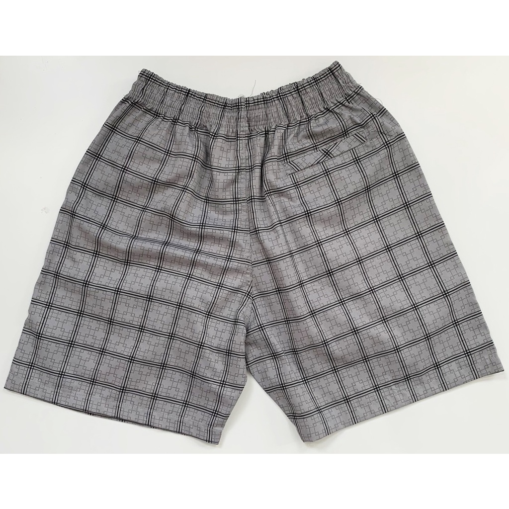 Quần Short Kaki Nam Kẻ Caro - Quần Ngố Kaki Nam Lưng Thun Thời Trang Chất Vải Kaki Mềm Mịn