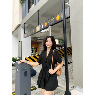 Jum freesize đen thun eo