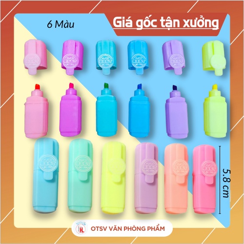 Bút nhớ dòng, bút highlight Joyko JK 102 nội địa trung quốc nhiều màu siêu sáng, mực mau khô, không mùi khó chịu