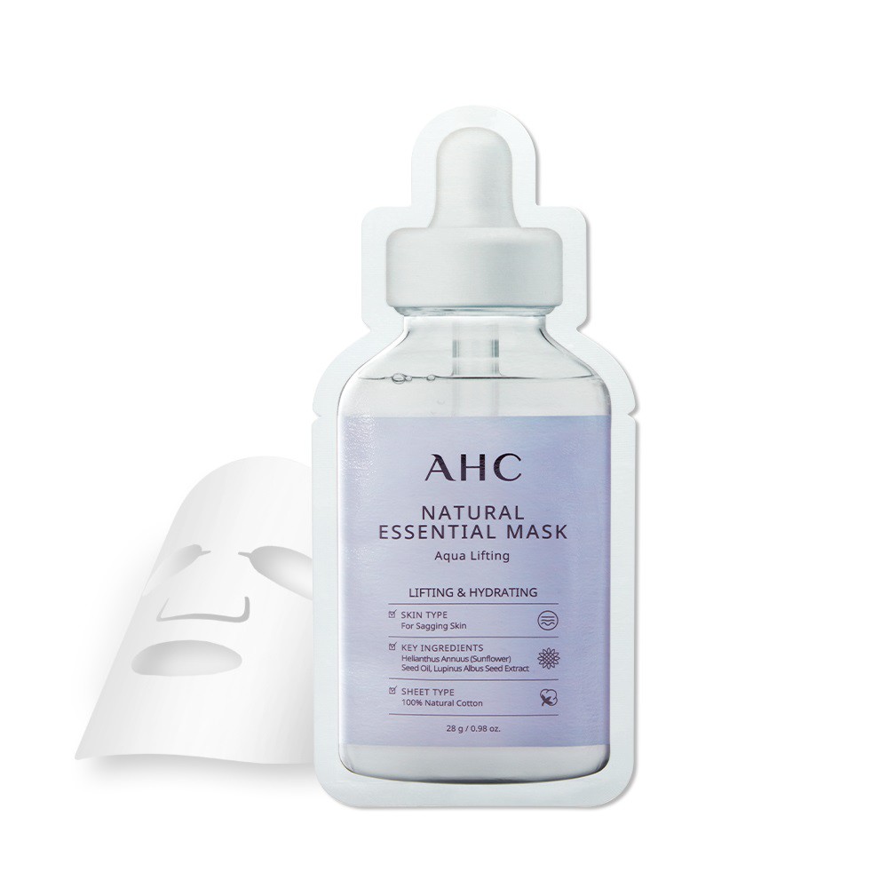 [Quà Tặng] Mặt Nạ Nâng Cơ Tái Tạo Da AHC Essential Mask Aqua Lifting (1 miếng)
