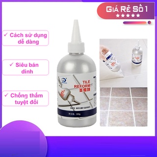 Chai sơn kẻ chỉ gạch đá hoa cao cấp 280ml - keo chà ron sứ làm mới mạch gạch sàn nền nhà tắm, bồn rửa chén