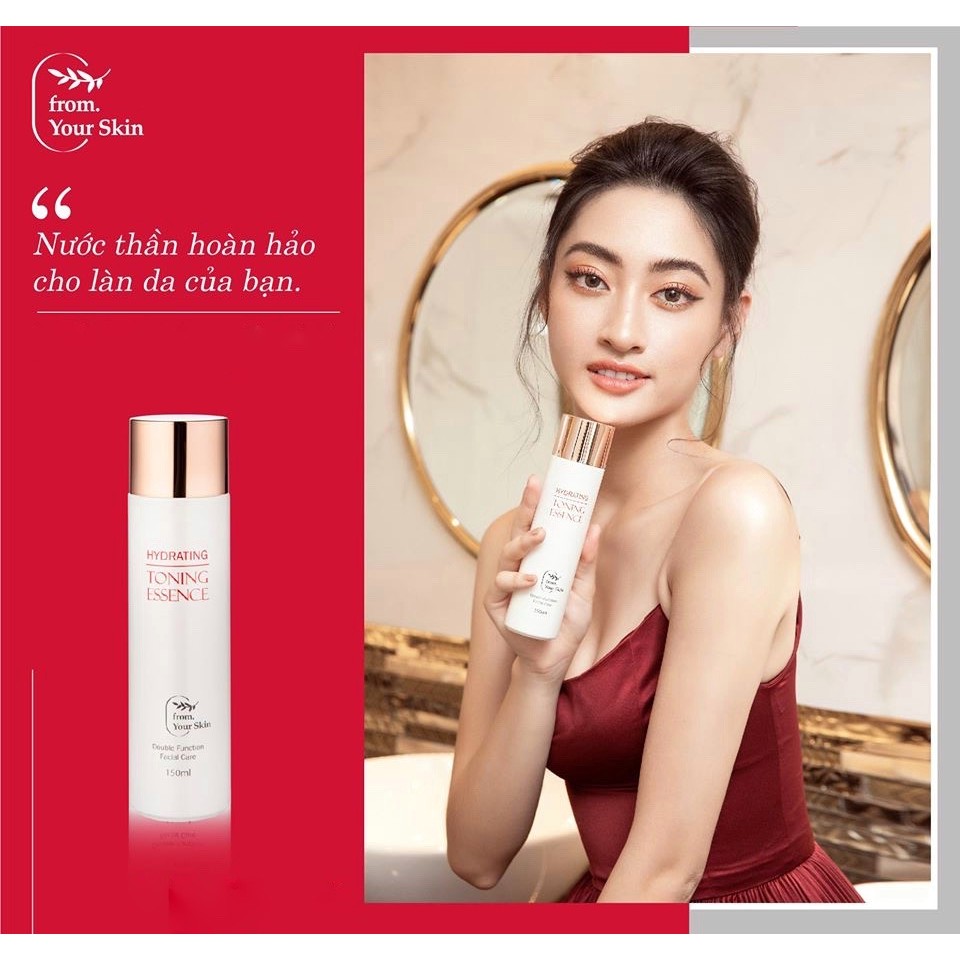 [MUA 1 TẶNG 1] Nước Thần Toner Mờ Nám Tàn Nhang Tinh Chất Huyết Thanh Tơ Tằm Hydrating Toning Essence From Your Skin