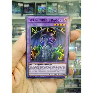 Thẻ Bài Lẻ YugiOh! Mã DLCS-EN055 - Doom Virus Dragon - Ultra Rare (Purple) - 1st Edition