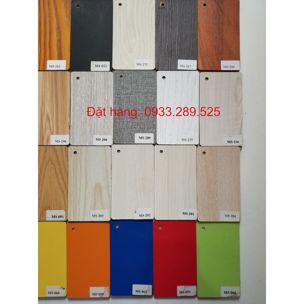 Ván MDF 17li phủ melamine 2 mặt 1m22x2m44 giá kho