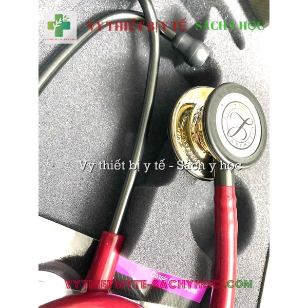 Ống Nghe 3M™ Littmann® Classic III™ Đỏ cán đen mặt gương 5864  - cán màu đặc biệt