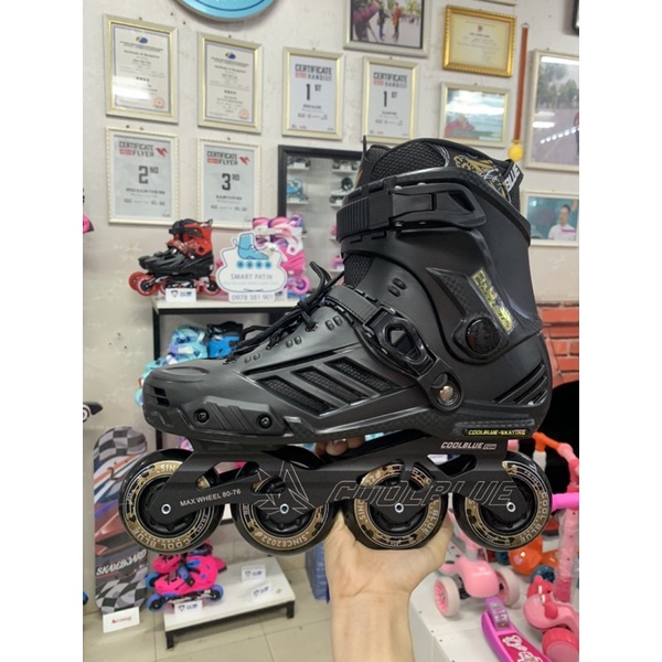 Giày patin cao cấp Calary Freestyle M6 dành cho người lớn, tải trọng 100kg