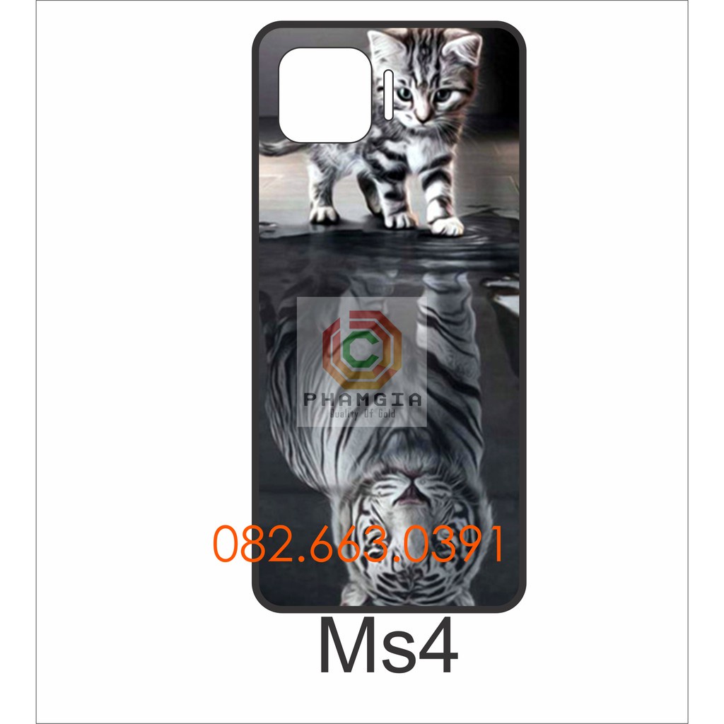 Ốp lưng ép kính Oppo A93 in hình dễ thương (P1)