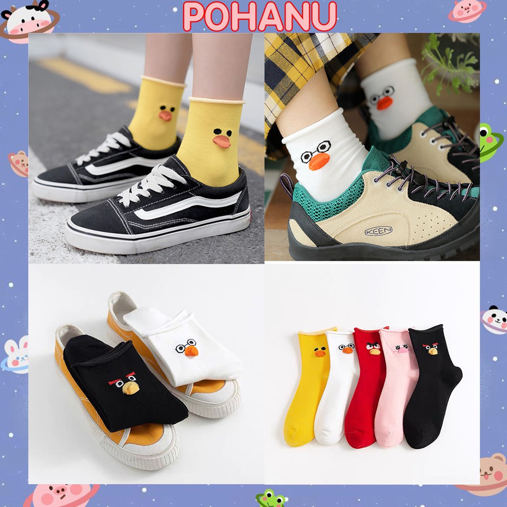 Tất nữ cổ cao Pohanu vớ dài hoạt hình Angry Bird dễ thương TN47