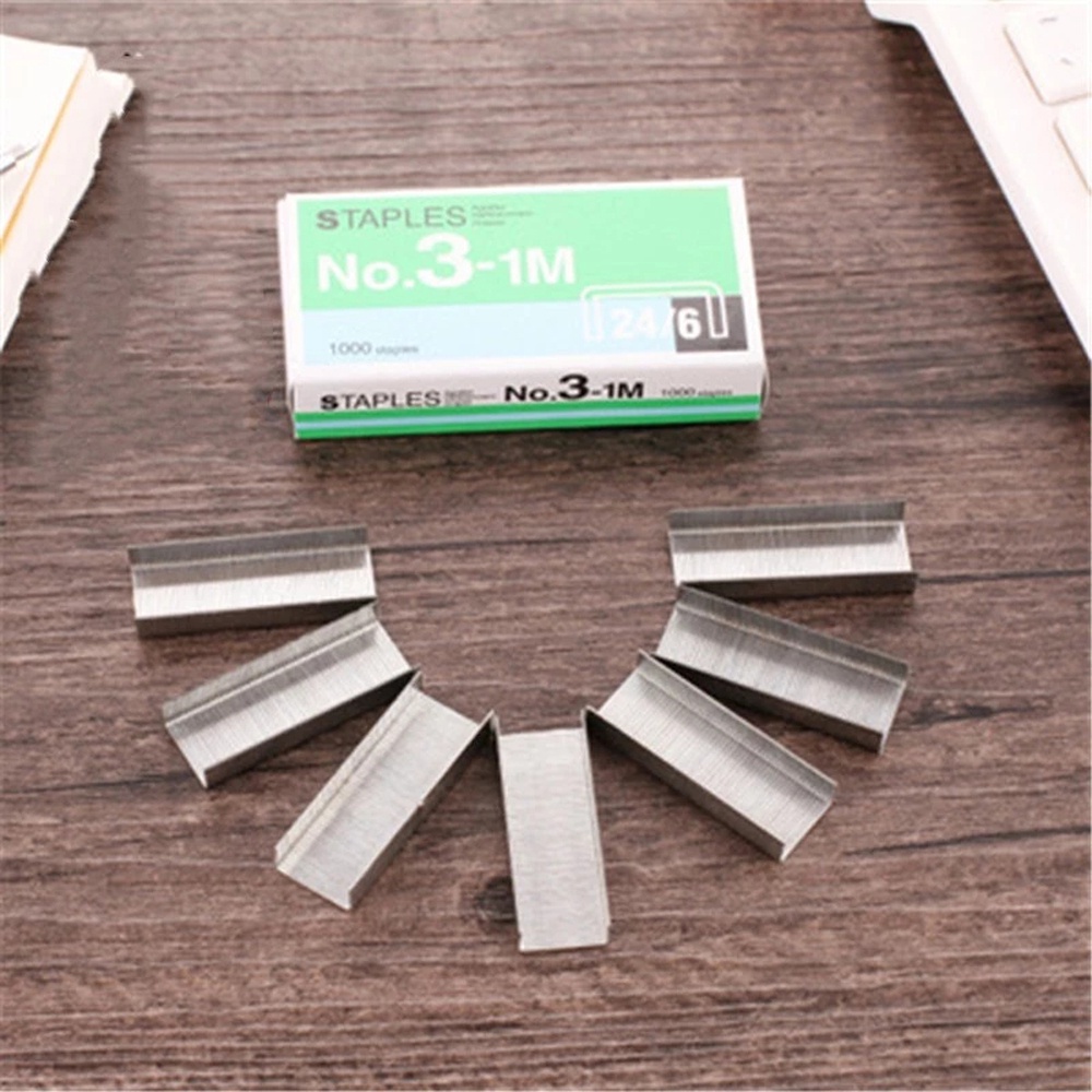 Hộp 1000 Ghim Bấm Giấy Bằng Kim Loại Chất Lượng Cao Không Gỉ No.10