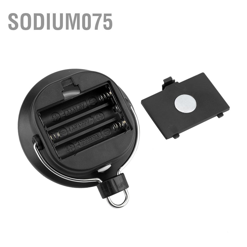 Sodium075 Đèn cắm trại mini COB LED tròn siêu sáng ngủ ngoài trời có móc