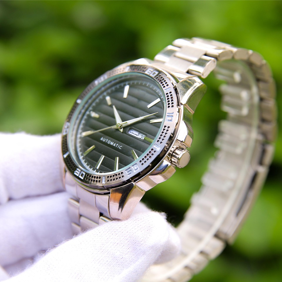 Đồng hồ nam dây thép VE003048 phong cách Ý mặt kính chống xước cao cấp hiển thị 2 lịch ngày tháng thiết kế sang trọng | BigBuy360 - bigbuy360.vn
