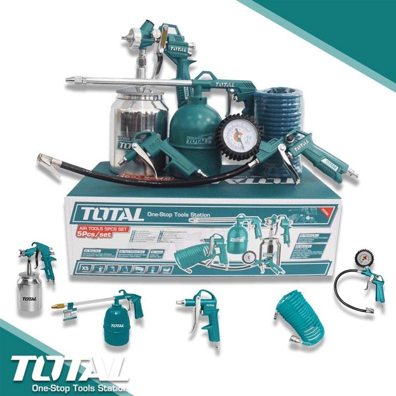 BỘ 5 DỤNG CỤ DÙNG HƠI TOTAL  CHÍNH HÃNG MODEL: TATK051-3